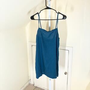 Vitamin A Swimwear NWT Blue Teal Tie Strap Tank Size XS